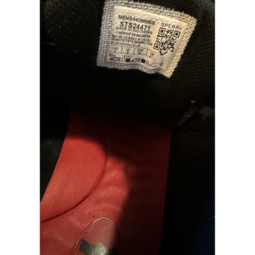 Sperry Top Sider Chukka Plushwave Boot Black Suede Dress Casual Men's 9 EU 42
